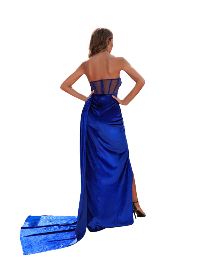 SHOPIQAT Woman's Spring and Summer New Korean Velvet Tube Top Hollow Dress - Premium  from shopiqat - Just $16.900! Shop now at shopiqat