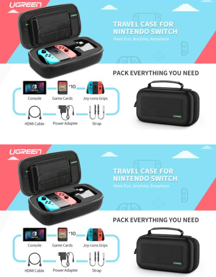 Ugreen Nintendo Switch Storage Bag Environmental protection
