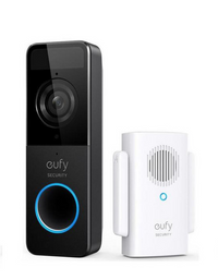 Eufy Battery Video Doorbell Slim 1080p - Black