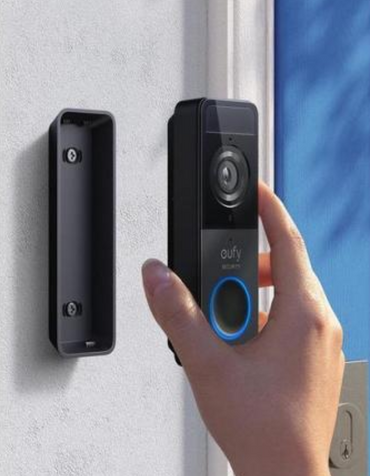 Eufy Battery Video Doorbell Slim 1080p - Black