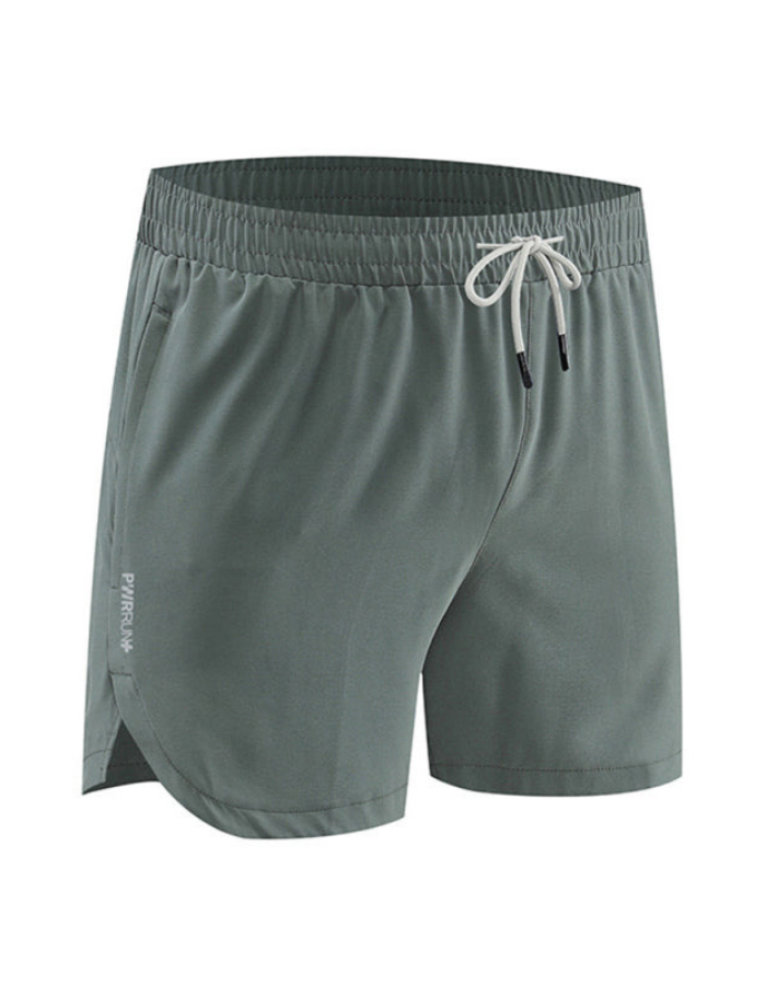 SHOPIQAT Men's Breathable Loose Version Quick-Drying Running Training Three-Quarter Shorts