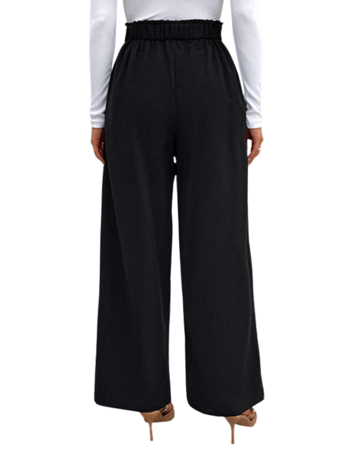 SHOPIQAT Women's Elastic Loose Wide Leg Long Pants - Premium  from shopiqat - Just $9.900! Shop now at shopiqat
