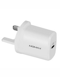 Momax One Plug 1-Port Type-C PD Charger - White