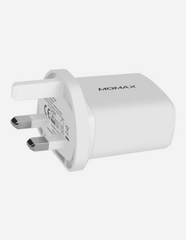 Momax One Plug 1-Port Type-C PD Charger - White