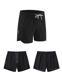 SHOPIQAT Men's Breathable Loose Version Quick-Drying Running Training Three-Quarter Shorts - Premium  from shopiqat - Just $7.100! Shop now at shopiqat