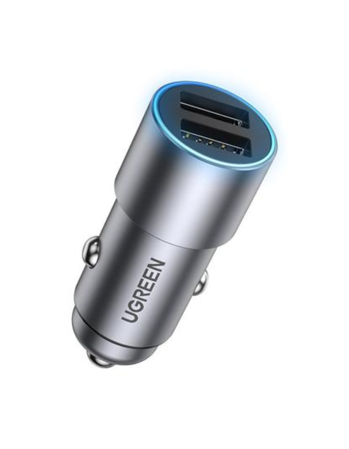 Ugreen 24W Dual Port USB All Metal Car Charger
