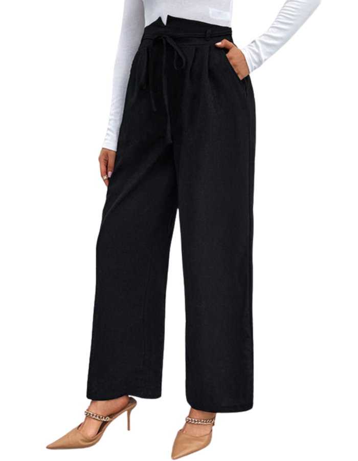 SHOPIQAT Women's Elastic Loose Wide Leg Long Pants - Premium  from shopiqat - Just $9.500! Shop now at shopiqat