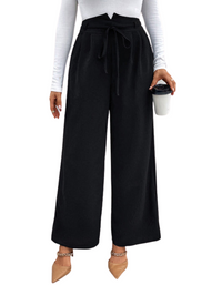 SHOPIQAT Women's Elastic Loose Wide Leg Long Pants - Premium  from shopiqat - Just $9.500! Shop now at shopiqat