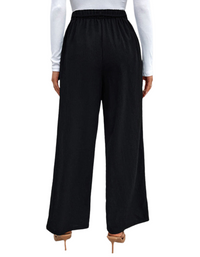 SHOPIQAT Women's Elastic Loose Wide Leg Long Pants - Premium  from shopiqat - Just $9.500! Shop now at shopiqat