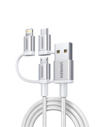 Ugreen 3-in-1 USB to Micro USB / Type C / MFI Lighting  Cable 1.5M
