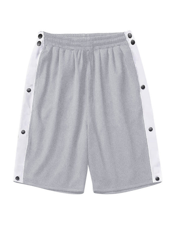 SHOPIQAT Men's Classic Trendy Loose-Fitting Casual Sports Shorts with Full Side Buttons - Premium  from shopiqat - Just $8.100! Shop now at shopiqat