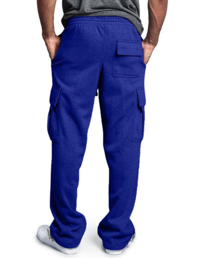 SHOPIQAT New Sports and Leisure Loose Foot Multi-Pocket Tether Loose Overalls Trousers - Premium  from shopiqat - Just $7.430! Shop now at shopiqat