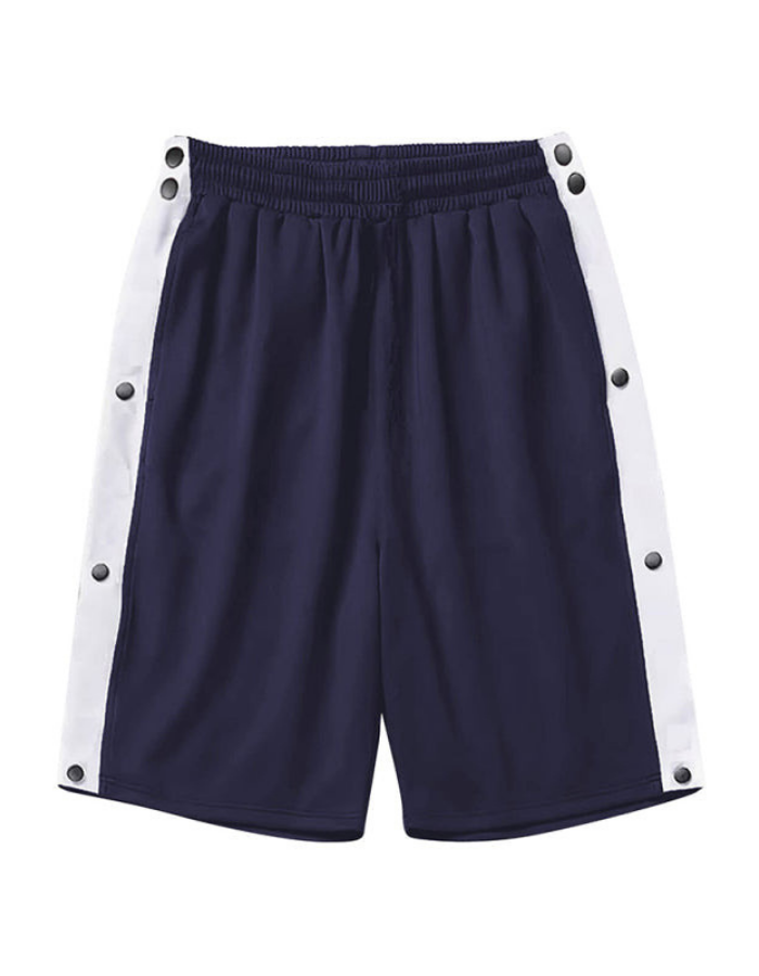 SHOPIQAT Men's Classic Trendy Loose-Fitting Casual Sports Shorts with Full Side Buttons - Premium  from shopiqat - Just $8.100! Shop now at shopiqat