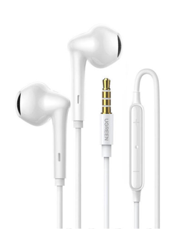Ugreen In -Ear 3.5mm Mini Jack Earphones - White