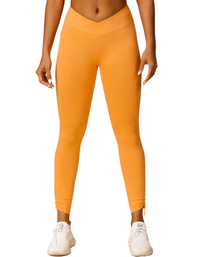 SHOPIQAT New Drawstring Yoga Wear Breathable Solid Colour Running Leggings - Premium  from shopiqat - Just $9.700! Shop now at shopiqat