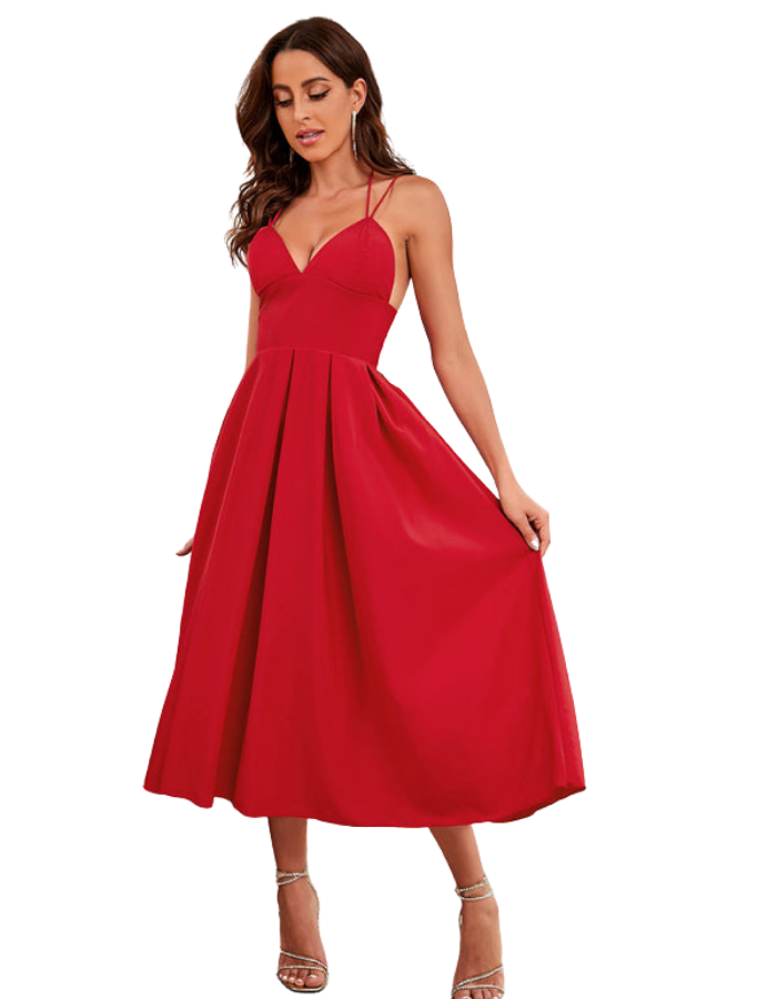 SHOPIQAT  Woman's Spring and Summer New Suspenders Swing Dress - Premium  from shopiqat - Just $10.900! Shop now at shopiqat
