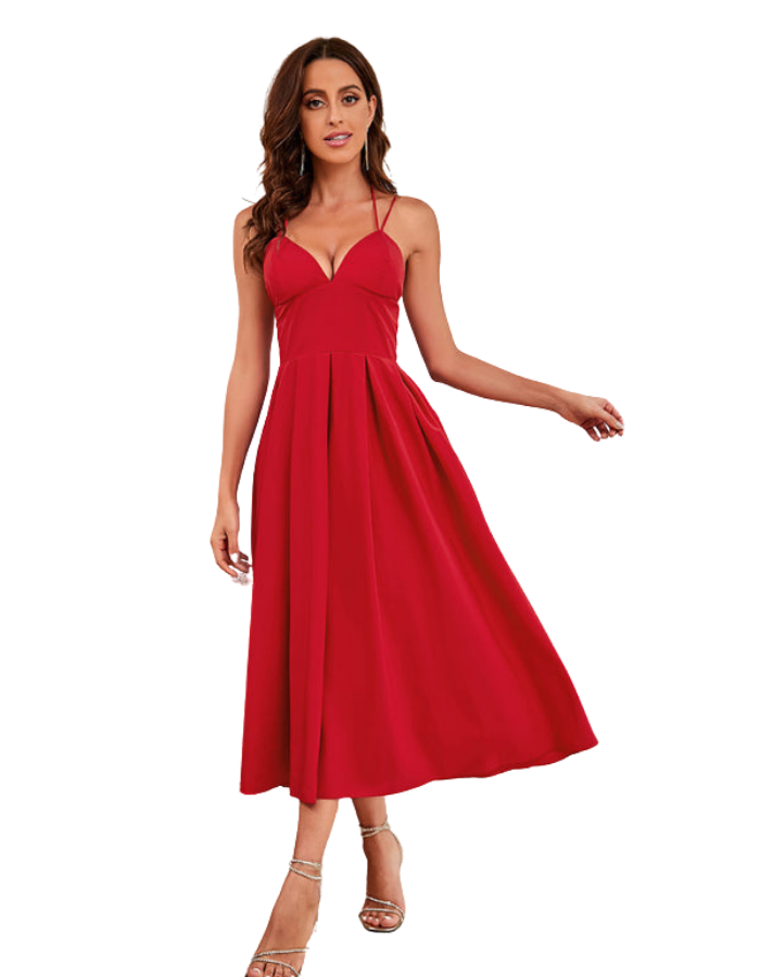 SHOPIQAT  Woman's Spring and Summer New Suspenders Swing Dress - Premium  from shopiqat - Just $10.900! Shop now at shopiqat