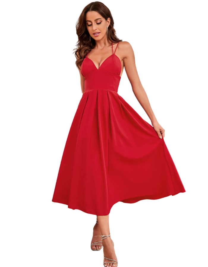 SHOPIQAT  Woman's Spring and Summer New Suspenders Swing Dress - Premium  from shopiqat - Just $10.900! Shop now at shopiqat