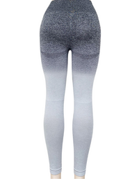 SHOPIQAT New Elastic High Waist Seamless Gradient Sports Slimming Tight Yoga Leggings - Premium  from shopiqat - Just $6.900! Shop now at shopiqat