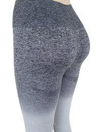 SHOPIQAT New Elastic High Waist Seamless Gradient Sports Slimming Tight Yoga Leggings - Premium  from shopiqat - Just $6.900! Shop now at shopiqat