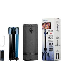 Momax Tripod Hero Lightweight Portable - Space Grey