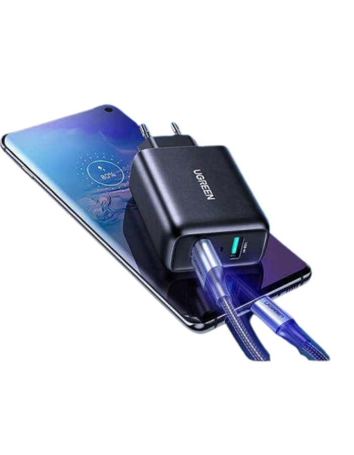 Ugreen 36W Dual USB Wall Charger - Black