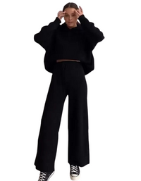 SHOPIQAT Women's Home Fashion Sports Sweatshirt Set Two-Piece Set - Premium  from shopiqat - Just $15.650! Shop now at shopiqat