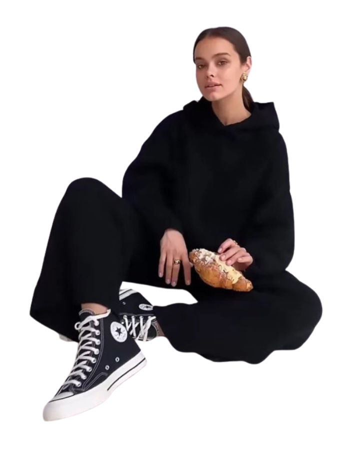 SHOPIQAT Women's Home Fashion Sports Sweatshirt Set Two-Piece Set - Premium  from shopiqat - Just $15.650! Shop now at shopiqat
