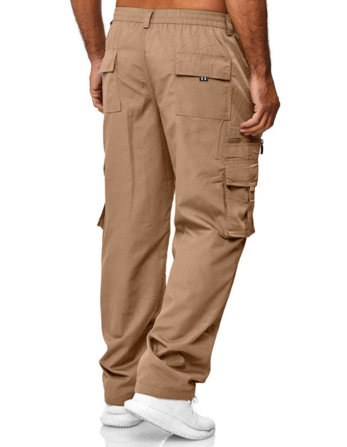 SHOPIQAT Men's Casual Multi-Pocket Loose Straight Cargo Pants - Premium  from shopiqat - Just $7.900! Shop now at shopiqat