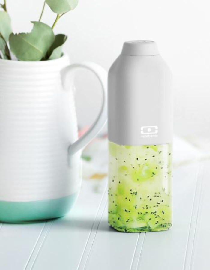 Monbento - MB Positive M Grey Coton Water Bottle - 0.500L