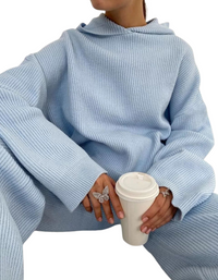 SHOPIQAT Women's Home Fashion Sports Sweatshirt Set Two-Piece Set - Premium  from shopiqat - Just $15.650! Shop now at shopiqat