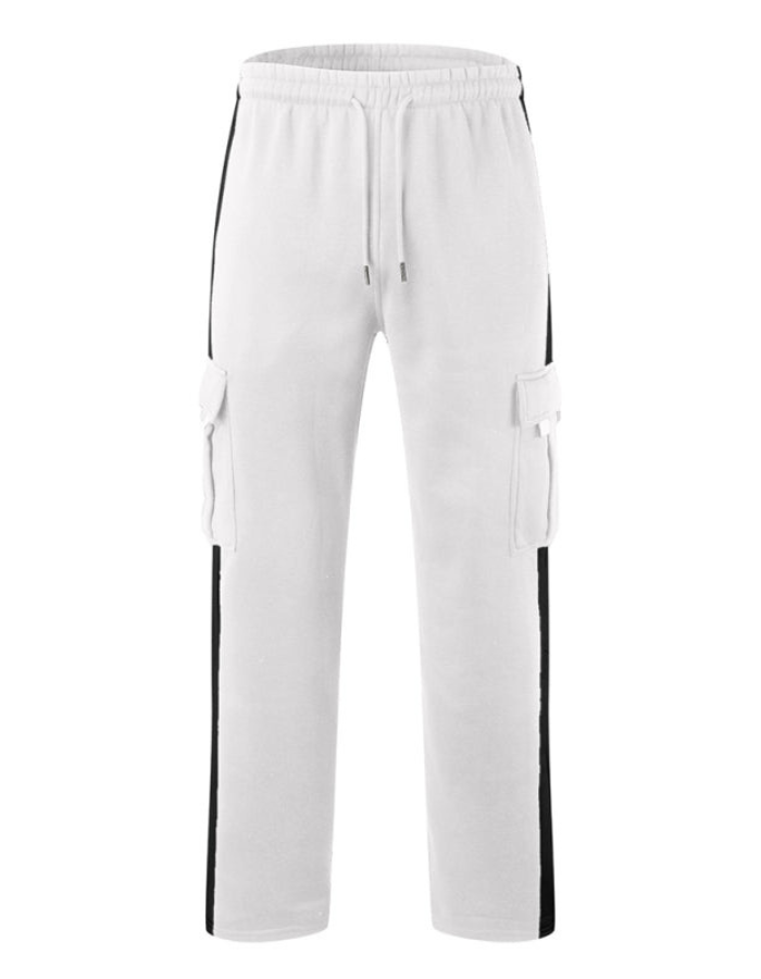 SHOPIQAT Men's Autumn and Winter Velvet Loose Multi-Pocket Lanyard Overalls Pants - Premium  from shopiqat - Just $8.250! Shop now at shopiqat
