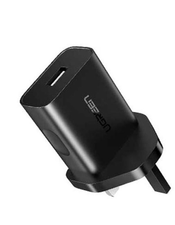 Ugreen Wall Charger 18w Fast USB Charger 3.0 - Black