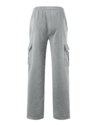 SHOPIQAT Men's Autumn and Winter Velvet Loose Multi-Pocket Lanyard Overalls Pants - Premium  from shopiqat - Just $8.250! Shop now at shopiqat