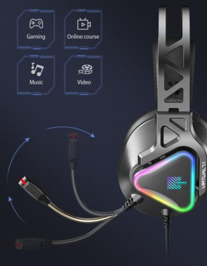 Remax RM-810 Wargod Series Gaming Headphone USB Connector