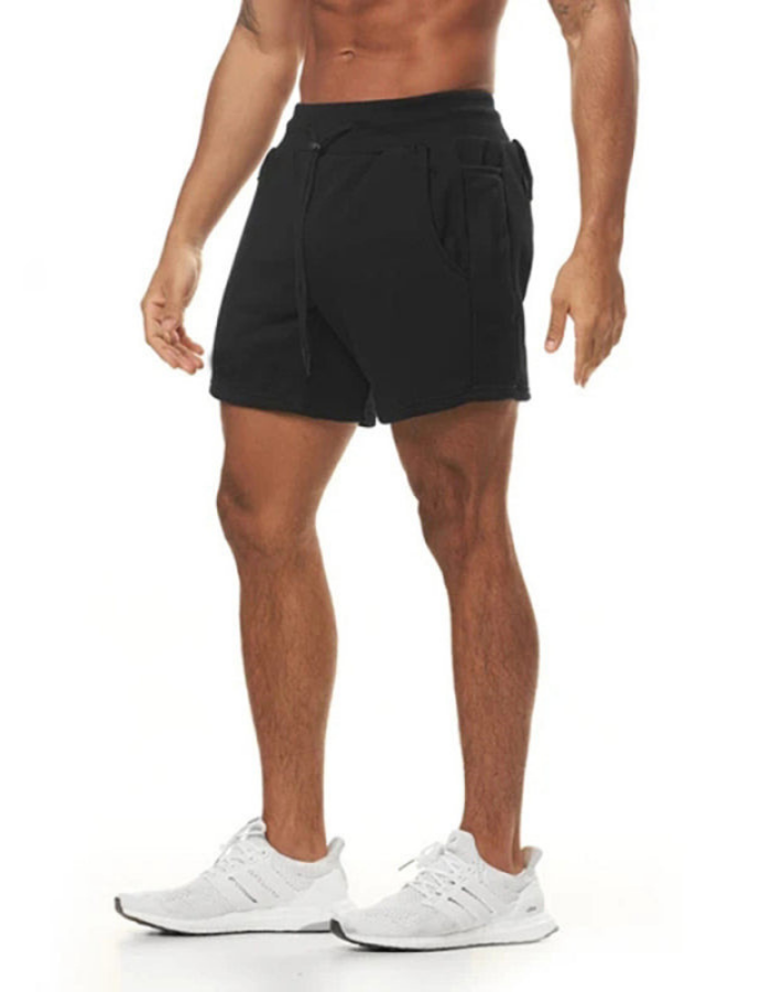 SHOPIQAT Sports Gym Men's Multi Pocket Hanging Towel Running Training Shorts - Premium  from shopiqat - Just $7.900! Shop now at shopiqat
