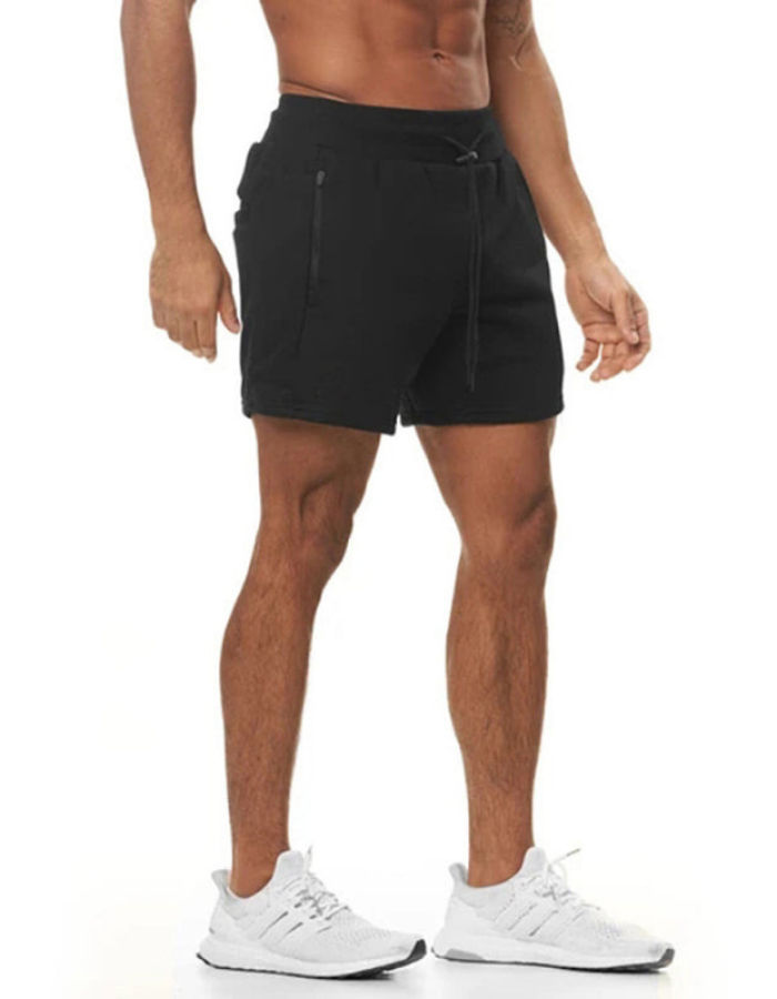 SHOPIQAT Sports Gym Men's Multi Pocket Hanging Towel Running Training Shorts - Premium  from shopiqat - Just $7.900! Shop now at shopiqat