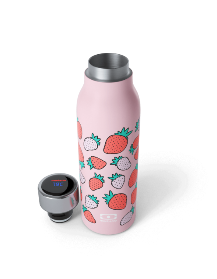 Monbento Genius Smart graphic Strawberry - 0.500L