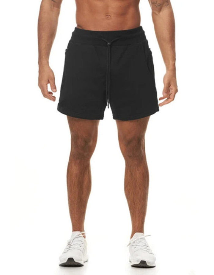 SHOPIQAT Sports Gym Men's Multi Pocket Hanging Towel Running Training Shorts - Premium  from shopiqat - Just $7.900! Shop now at shopiqat