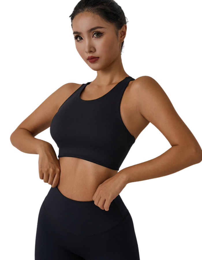 SHOPIQAT New Beautiful Back Sports Bra Yoga Sports Vest - Premium  from shopiqat - Just $7! Shop now at shopiqat