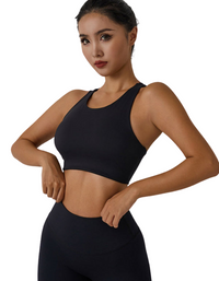 SHOPIQAT New Beautiful Back Sports Bra Yoga Sports Vest - Premium  from shopiqat - Just $7! Shop now at shopiqat