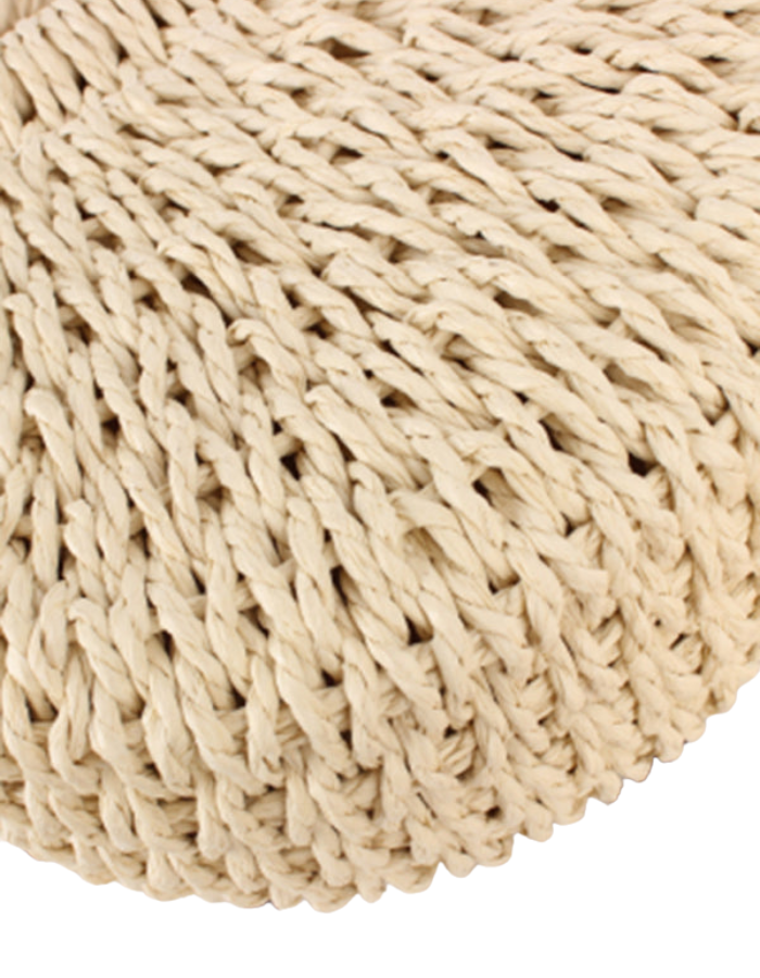SHOPIQAT Half Round Straw Woven Beach ,Holiday Women's Bag - Premium  from shopiqat - Just $7.900! Shop now at shopiqat
