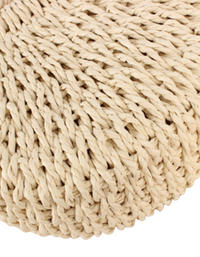 SHOPIQAT Half Round Straw Woven Beach ,Holiday Women's Bag - Premium  from shopiqat - Just $7.900! Shop now at shopiqat