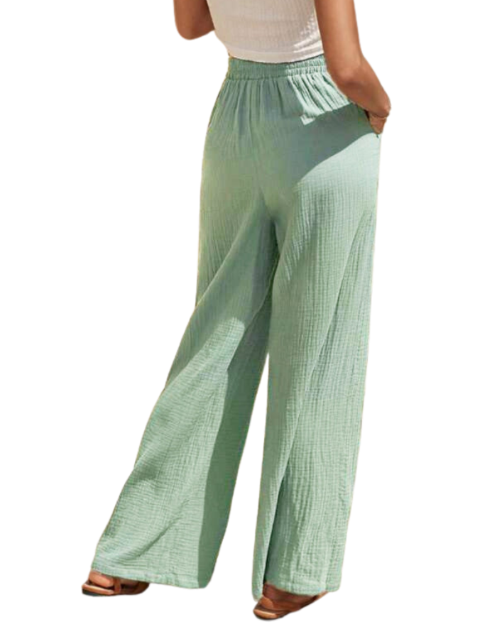 SHOPIQAT New Style Loose Elastic Pleated Fashionable Casual Pants - Premium  from shopiqat - Just $7.750! Shop now at shopiqat