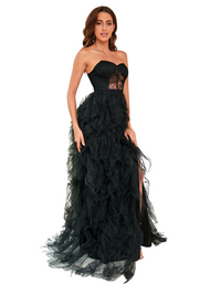 SHOPIQAT Woman's Spring Summer New Large Size Lace Mesh Tube Top Dress - Premium  from shopiqat - Just $14.900! Shop now at shopiqat