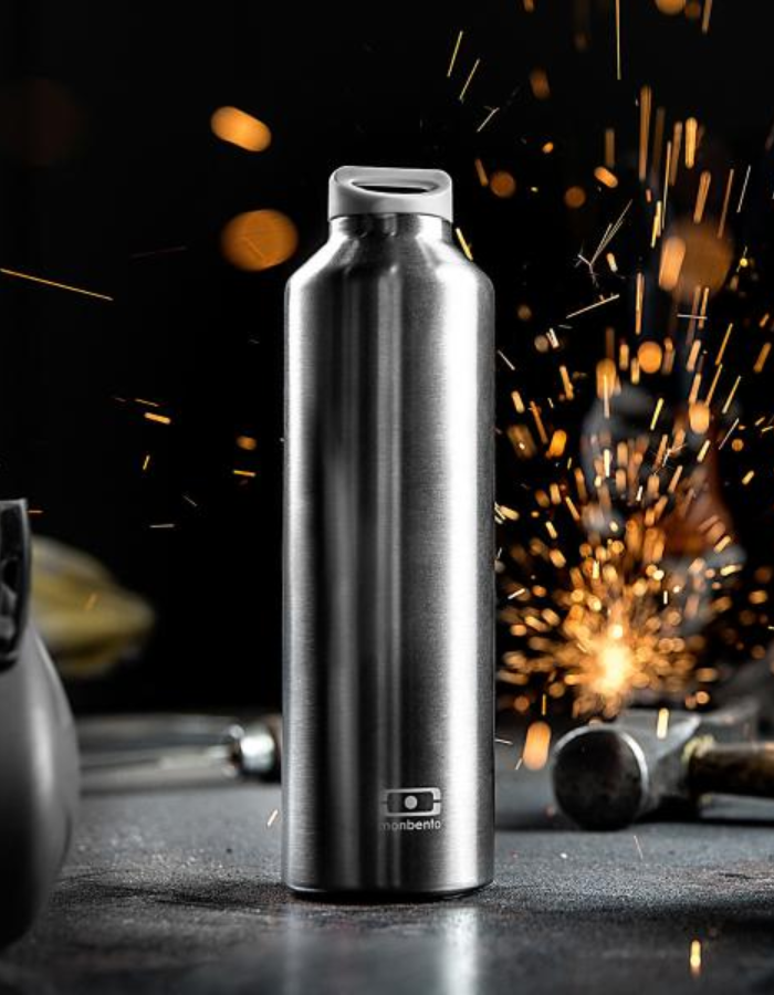 Monbento - MB Steel Metallic Cuivre Water Bottle - Stainless Steel - 0.500 L