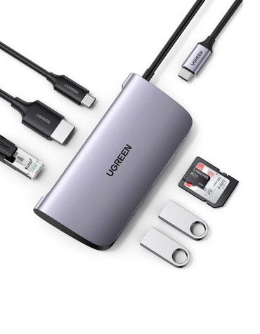 Ugreen USB-C 7-in-1 Multifunction Adapter - Space Grey