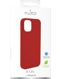 Puro iPhone 13 Icon silicon Case 6.1 - Red
