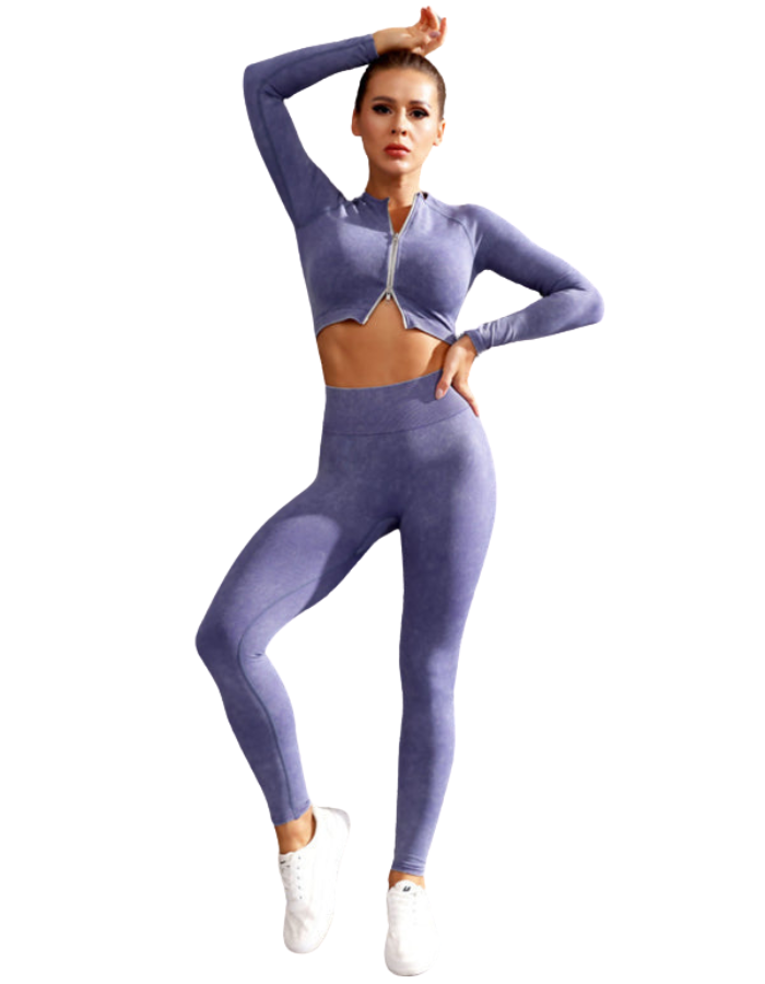 SHOPIQAT New Multi-Colour Fitness Long-Sleeved Yoga Zipper Jacket - Premium  from shopiqat - Just $8.600! Shop now at shopiqat