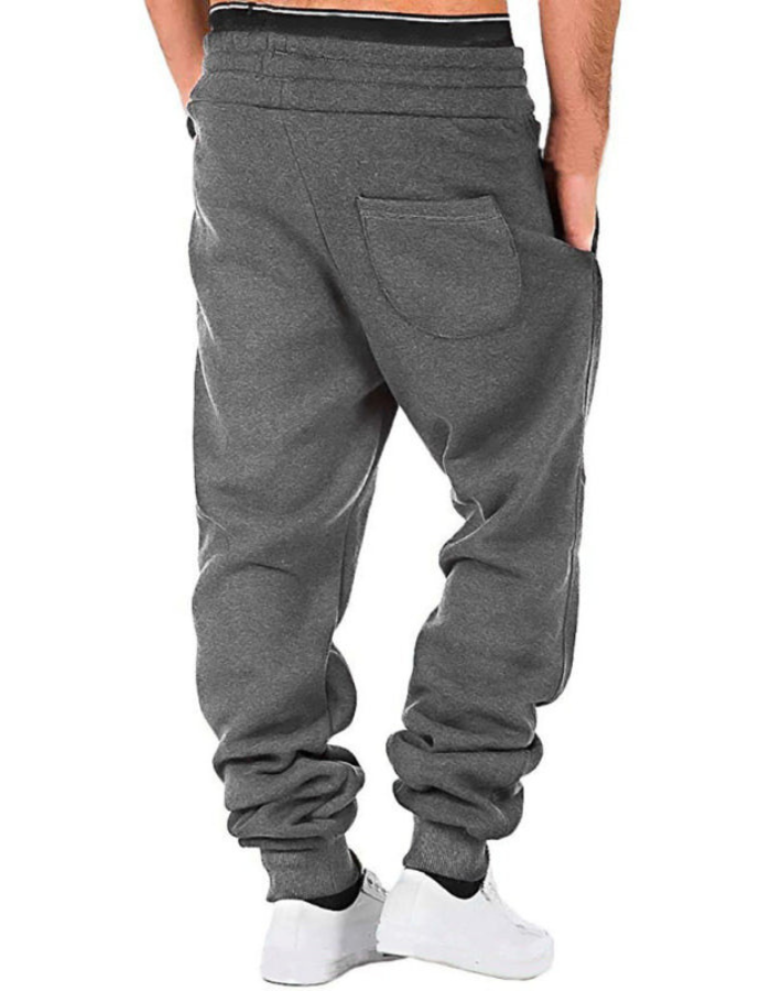 SHOPIQAT Men's Elastic Waist Sports Casual Trousers and Sweatpants - Premium  from shopiqat - Just $8.500! Shop now at shopiqat
